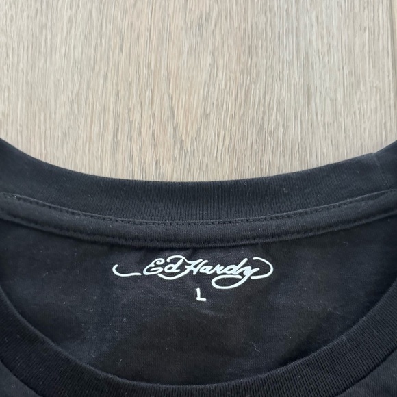 Ed Hardy Crawling Rhinestone Tee - Picture 3 of 5